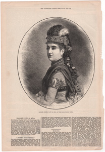 antique opera prints from the 19th century